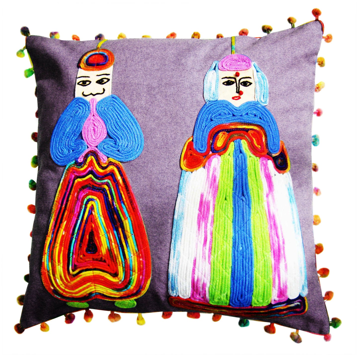 Kathputli Cushion Cover