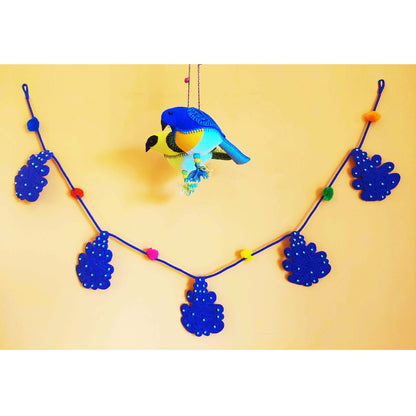 Blue Ganesha Bunting