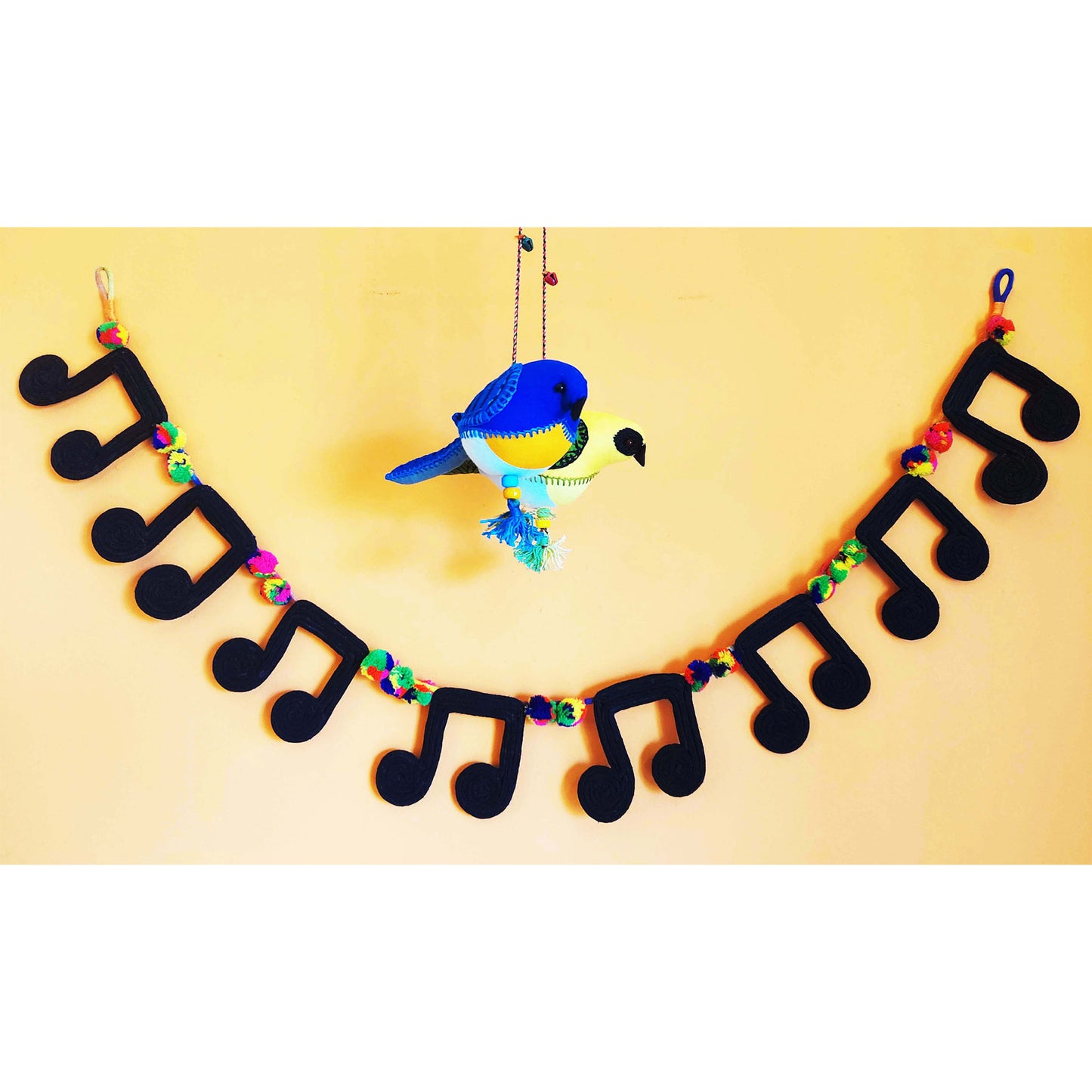 Black Music Note Bunting