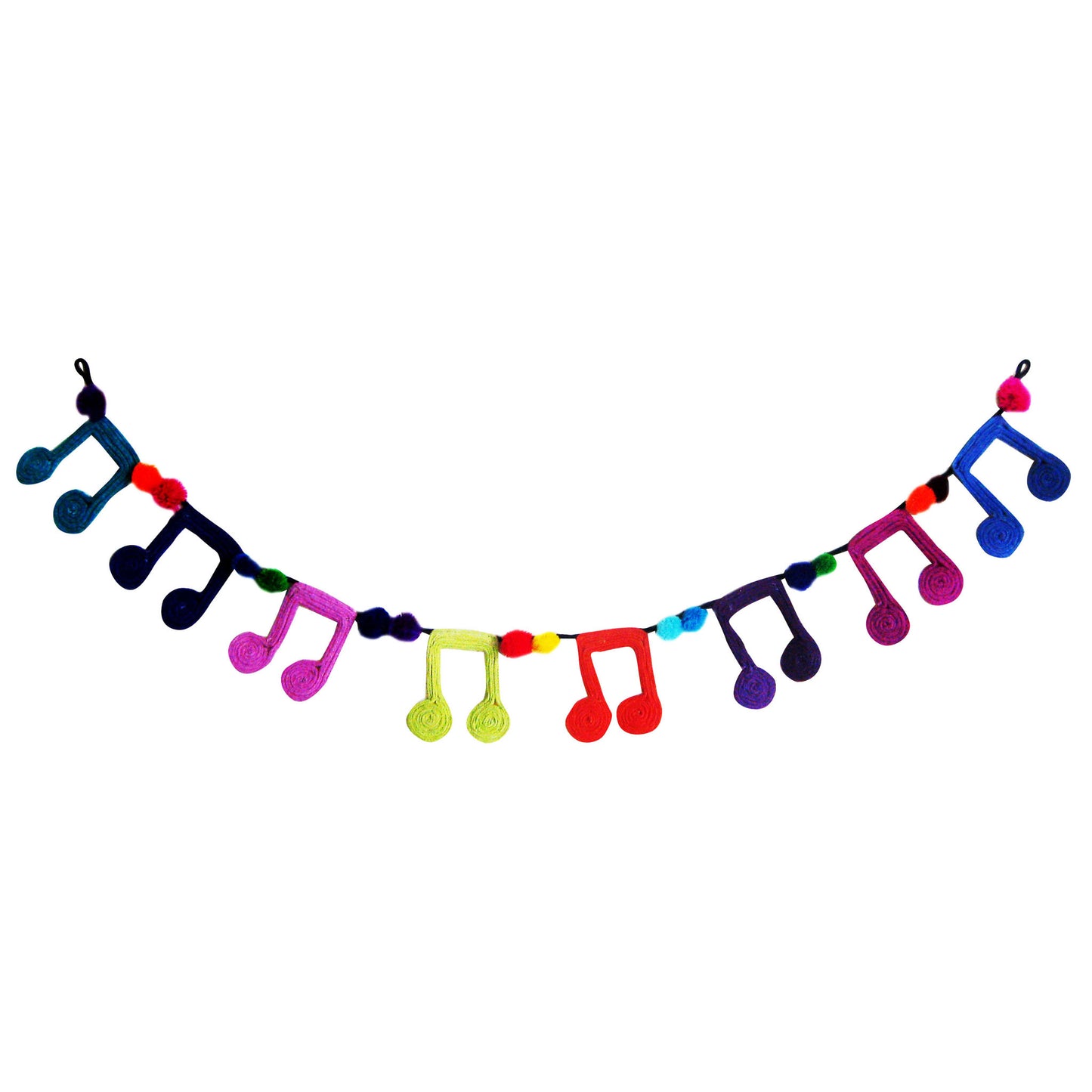 Multicolor Music Note Bunting