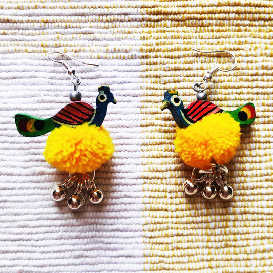 Peacock Earrings