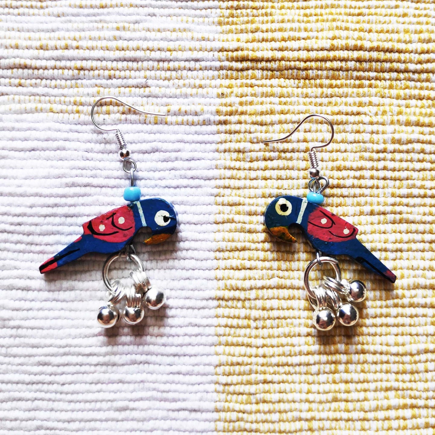 Blue Tota Earrings