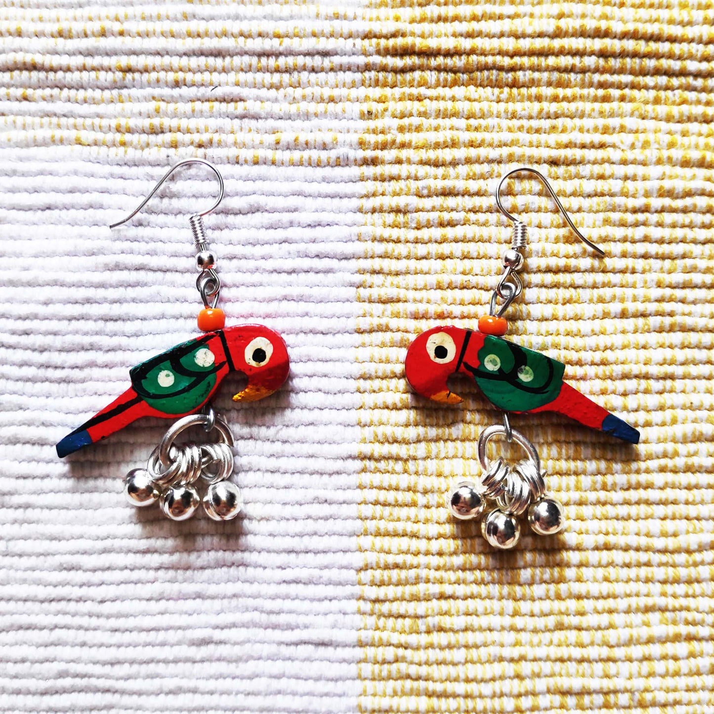 Red Tota Earrings