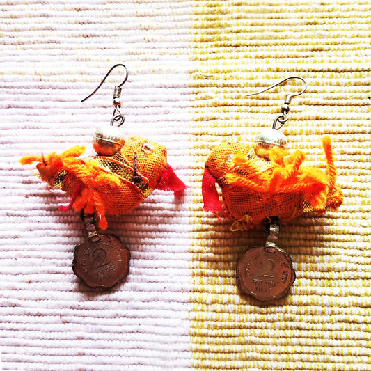 Yellow Bird Earrings