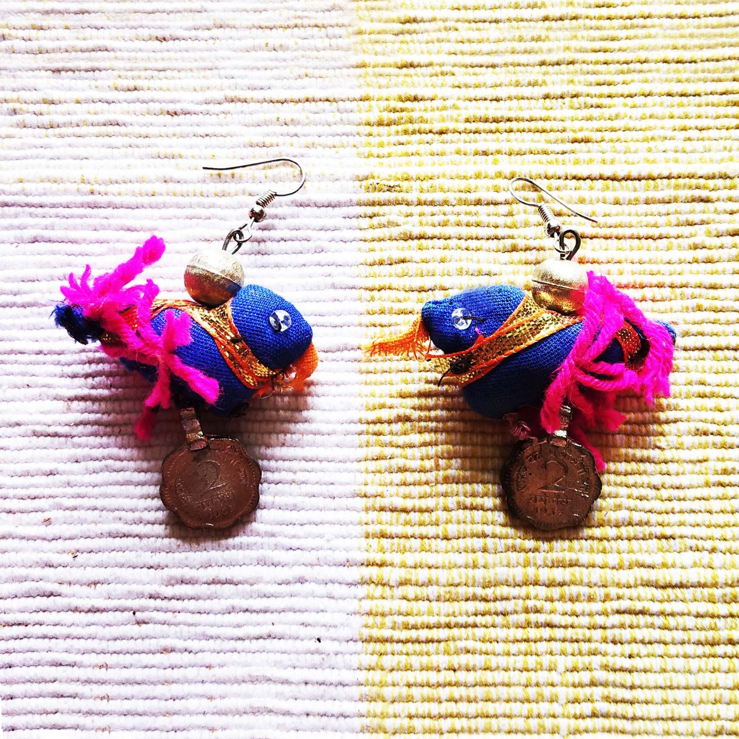 Royal Blue Bird Earrings