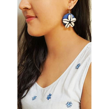 Seashell Flower Earrings