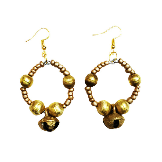 Golden Hoop Earrings