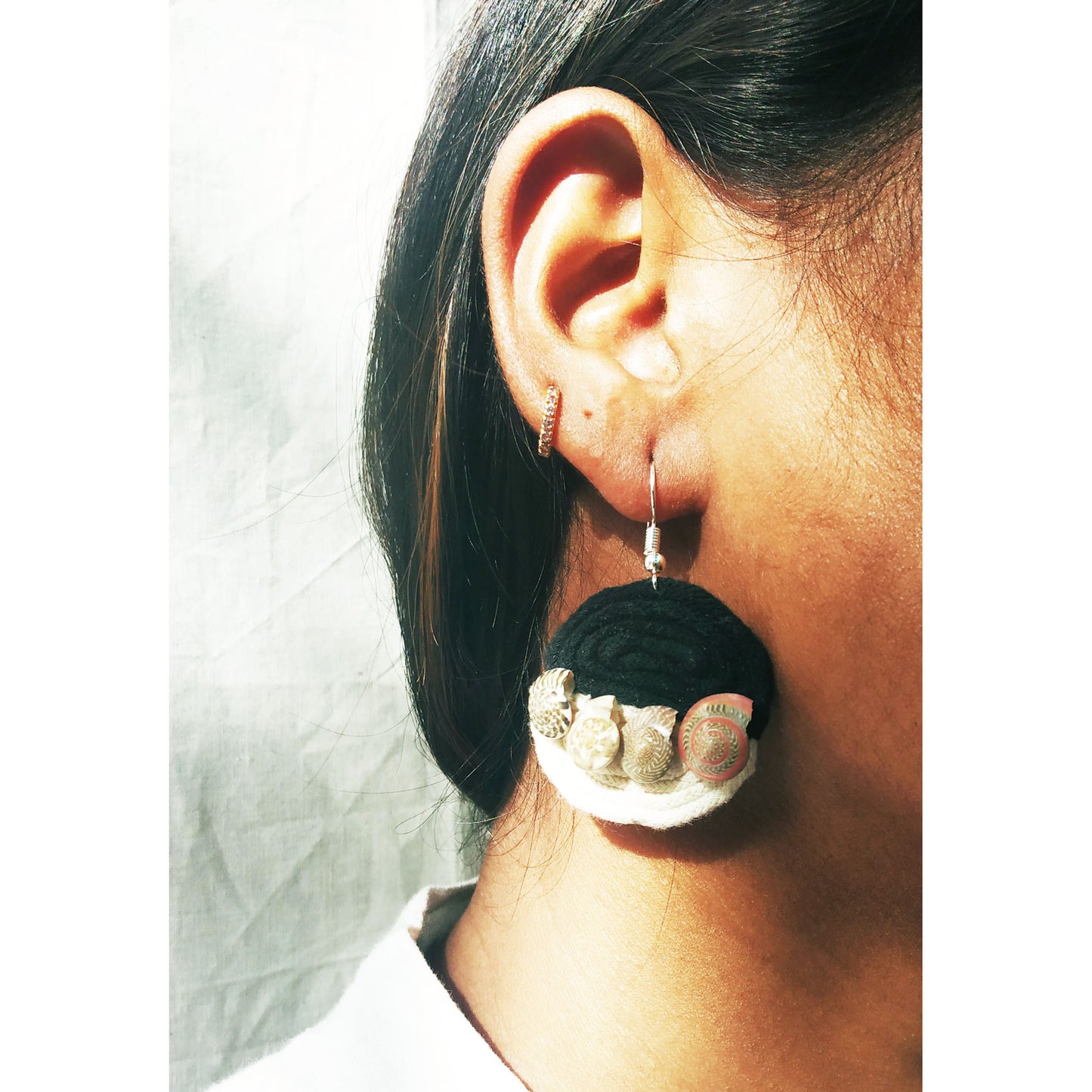 Edgy Shell Earrings