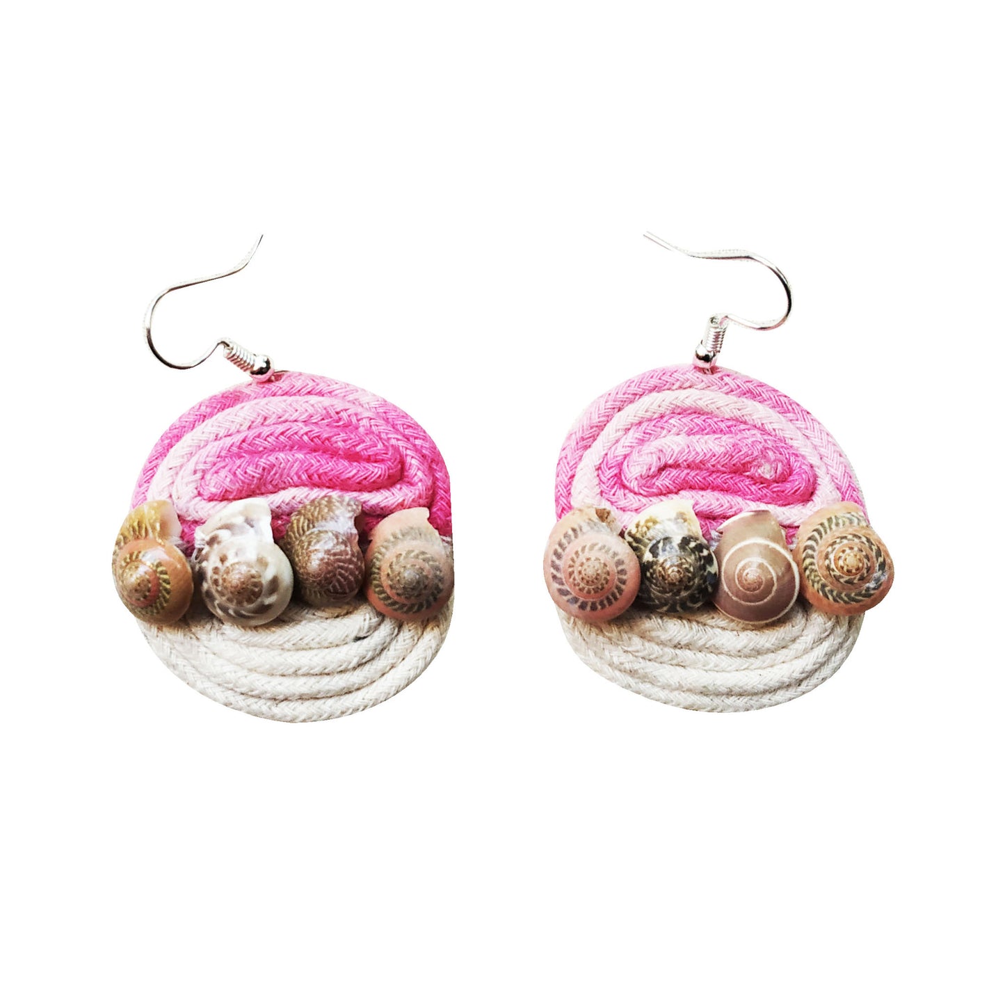 Serene Pink Shell Earrings