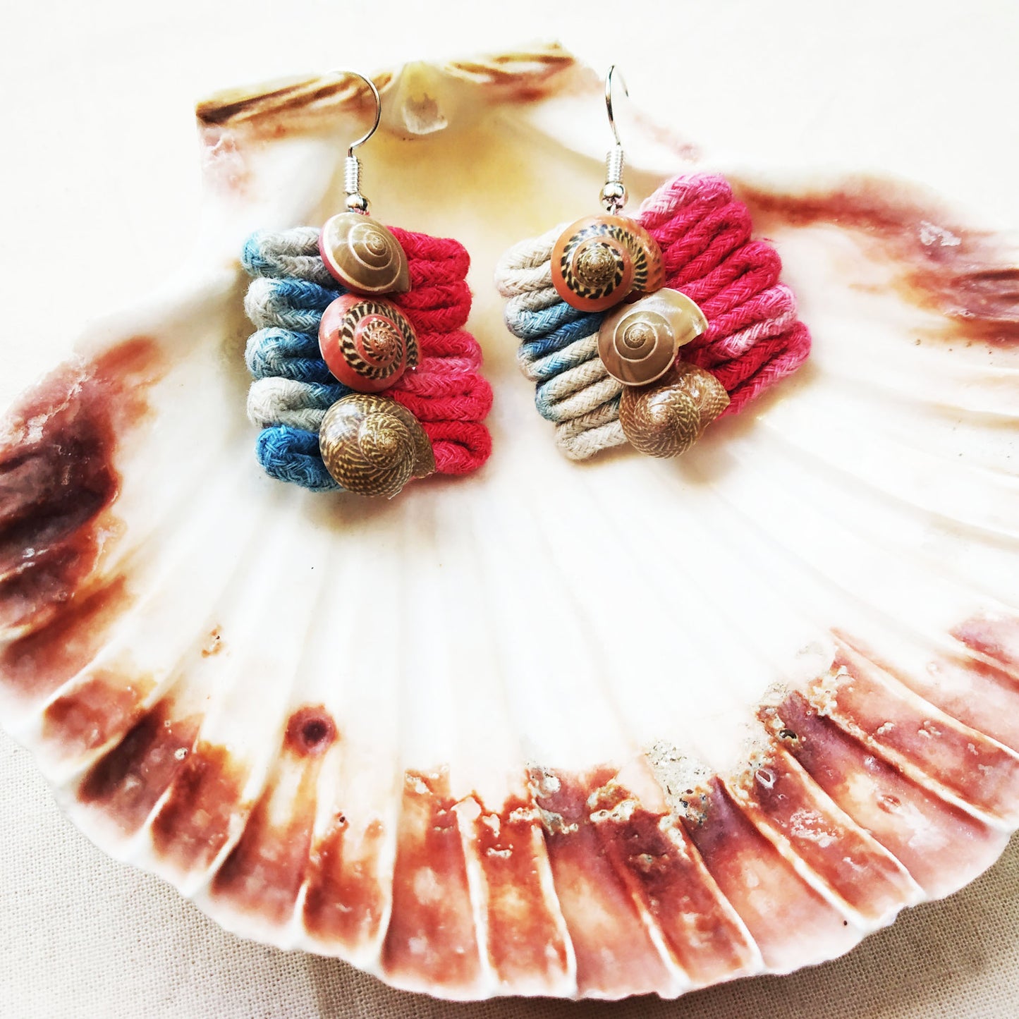 Warm And Cool Shell Earrings