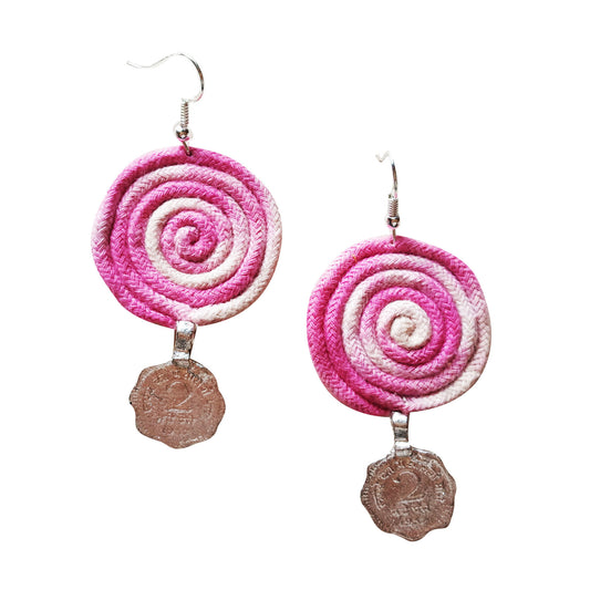 Shaded Pink Earrings