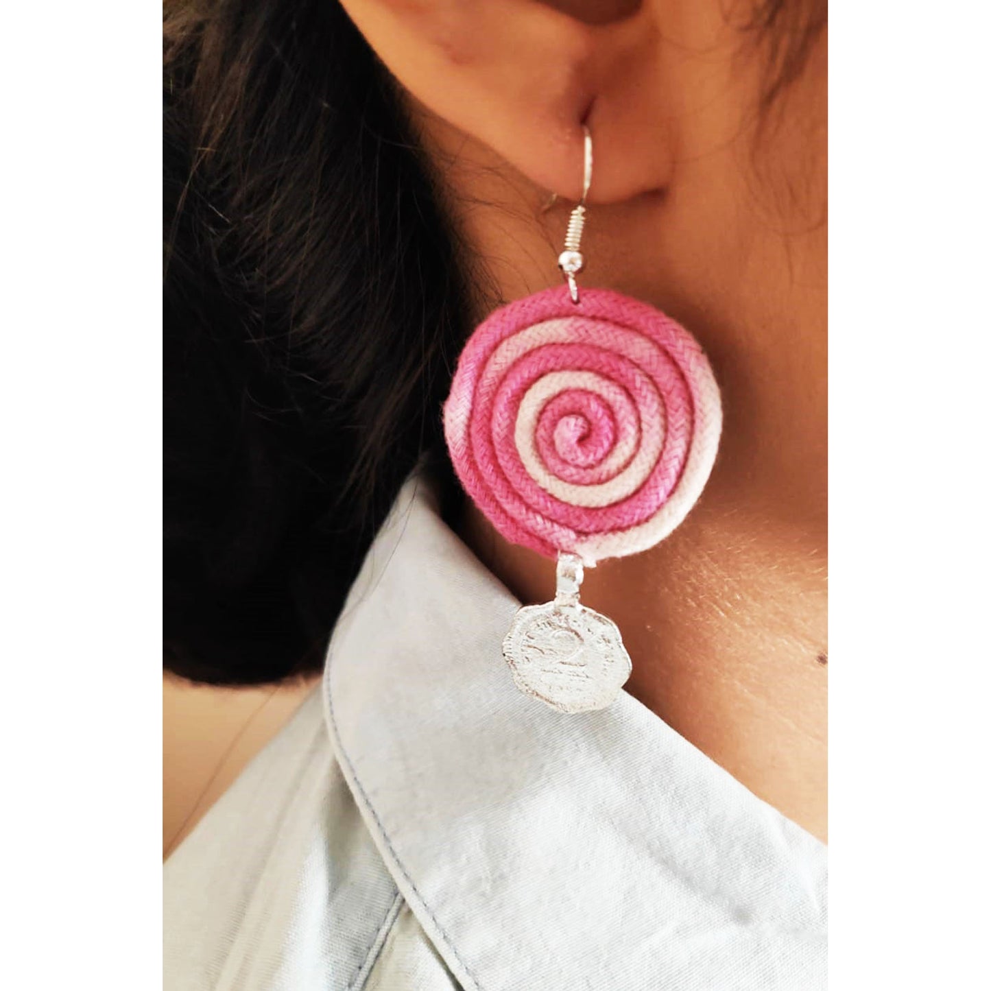 Shaded Pink Earrings