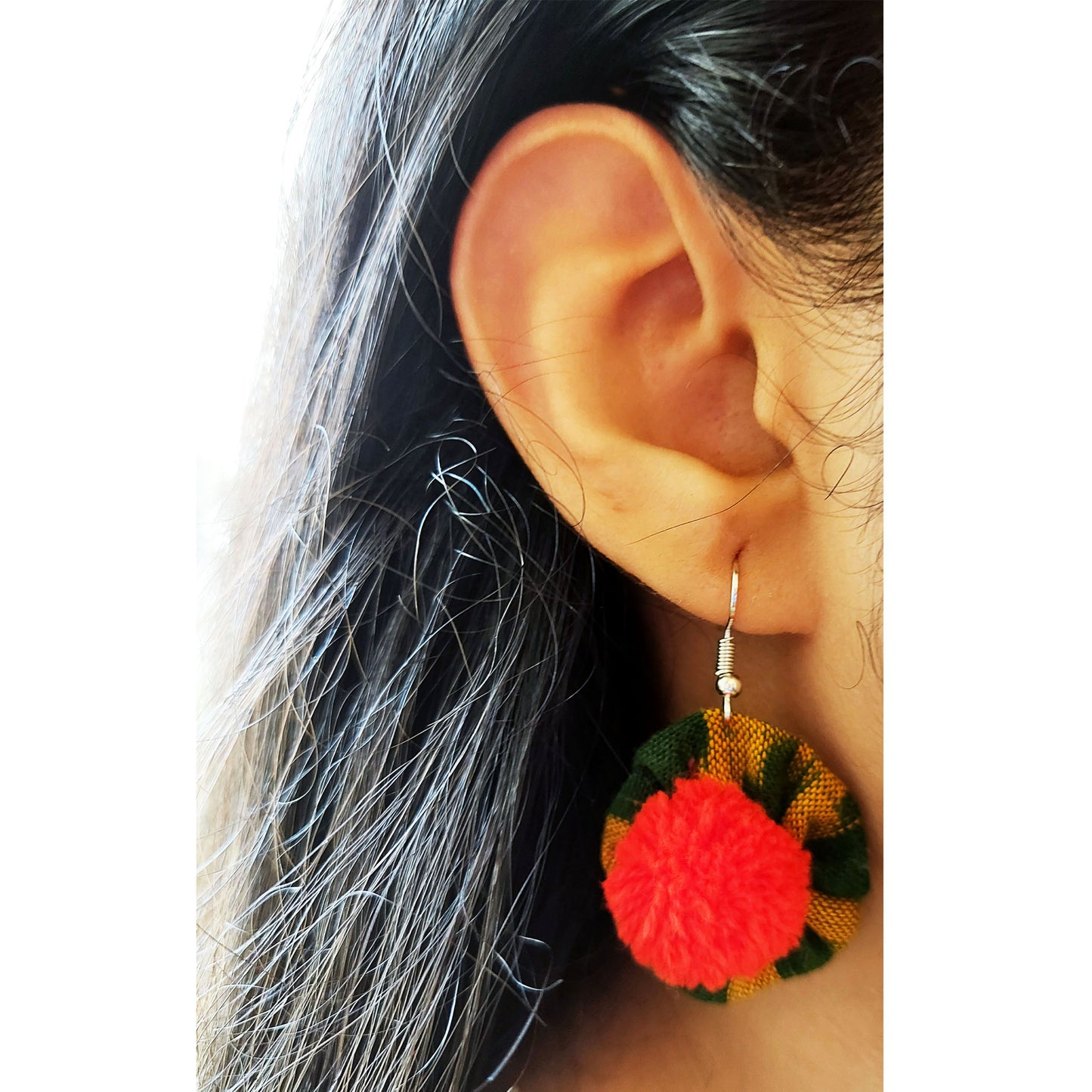 Vibrant Flower Earrings