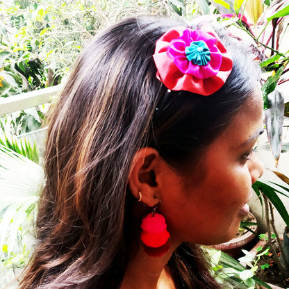 Silk Flower Hair Accessory