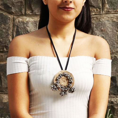 Ghungroo Jute Necklace