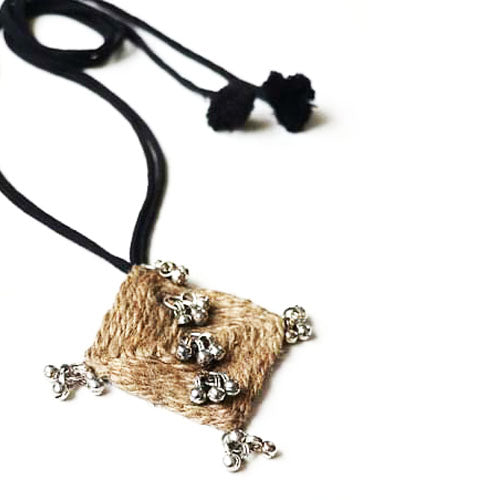 Barfi Jute Necklace