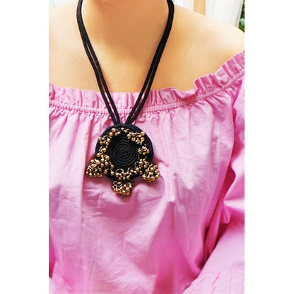 Black And Gold Necklace