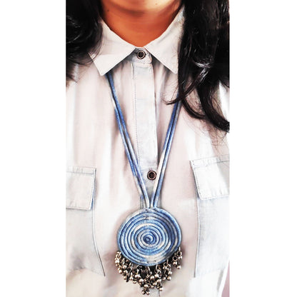 Blue Chunky Necklace