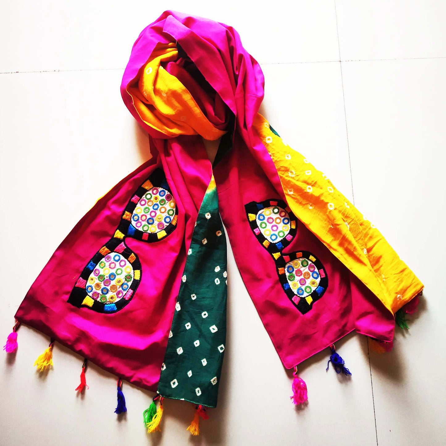 Fuschia Chashma Stole