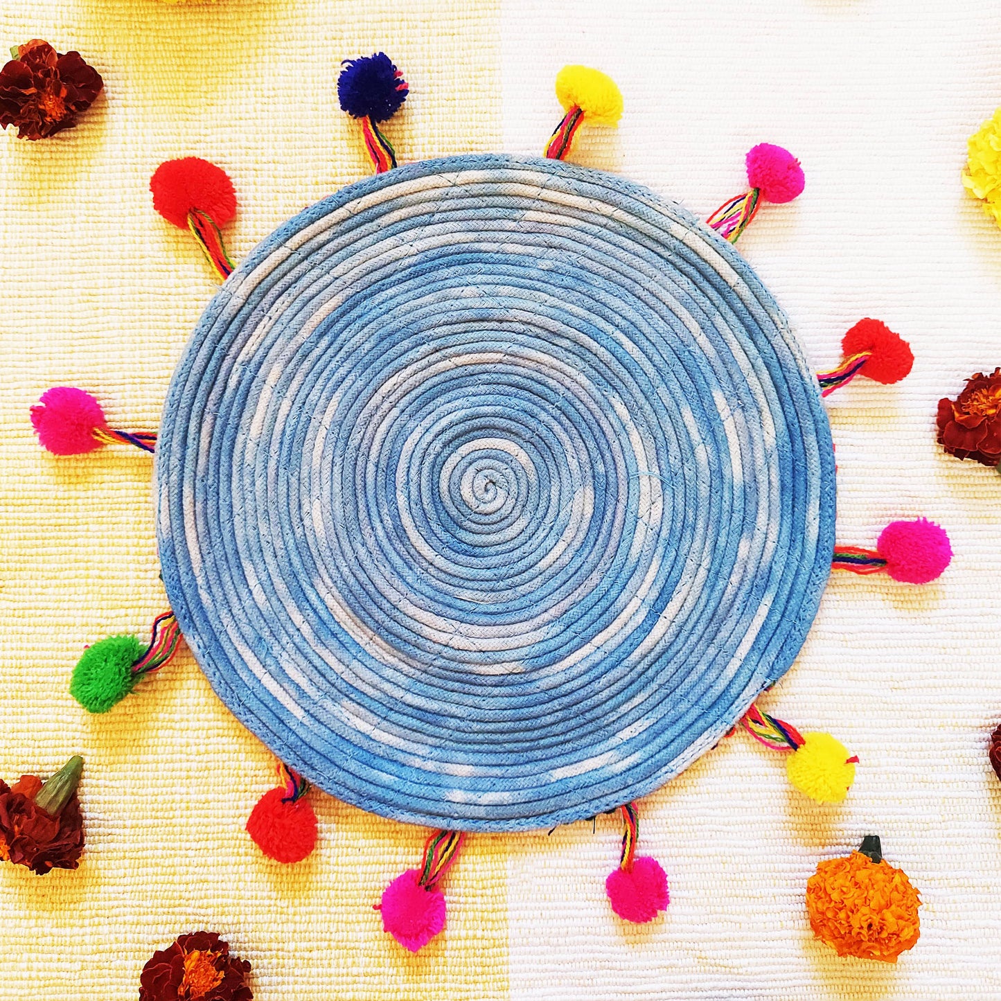 Shaded Blue Trivet