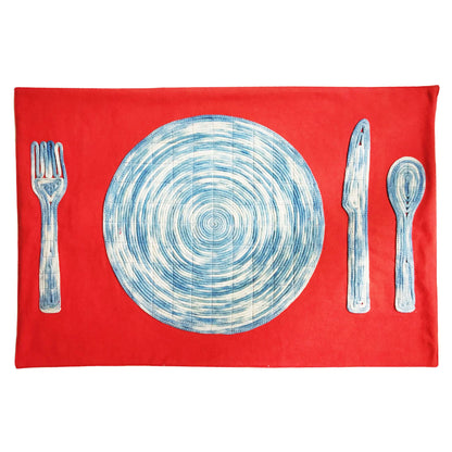 Blue Shaded Placemat