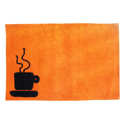 Orange Coffee Placemat