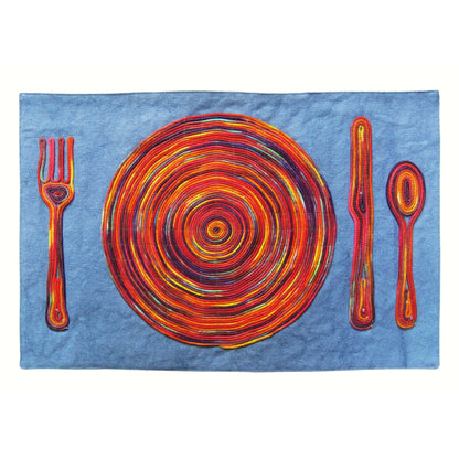 Fork,Spoon And Knife Placemat