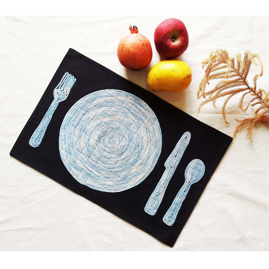 Tie Dye Fork, Spoon And Knife Placemat